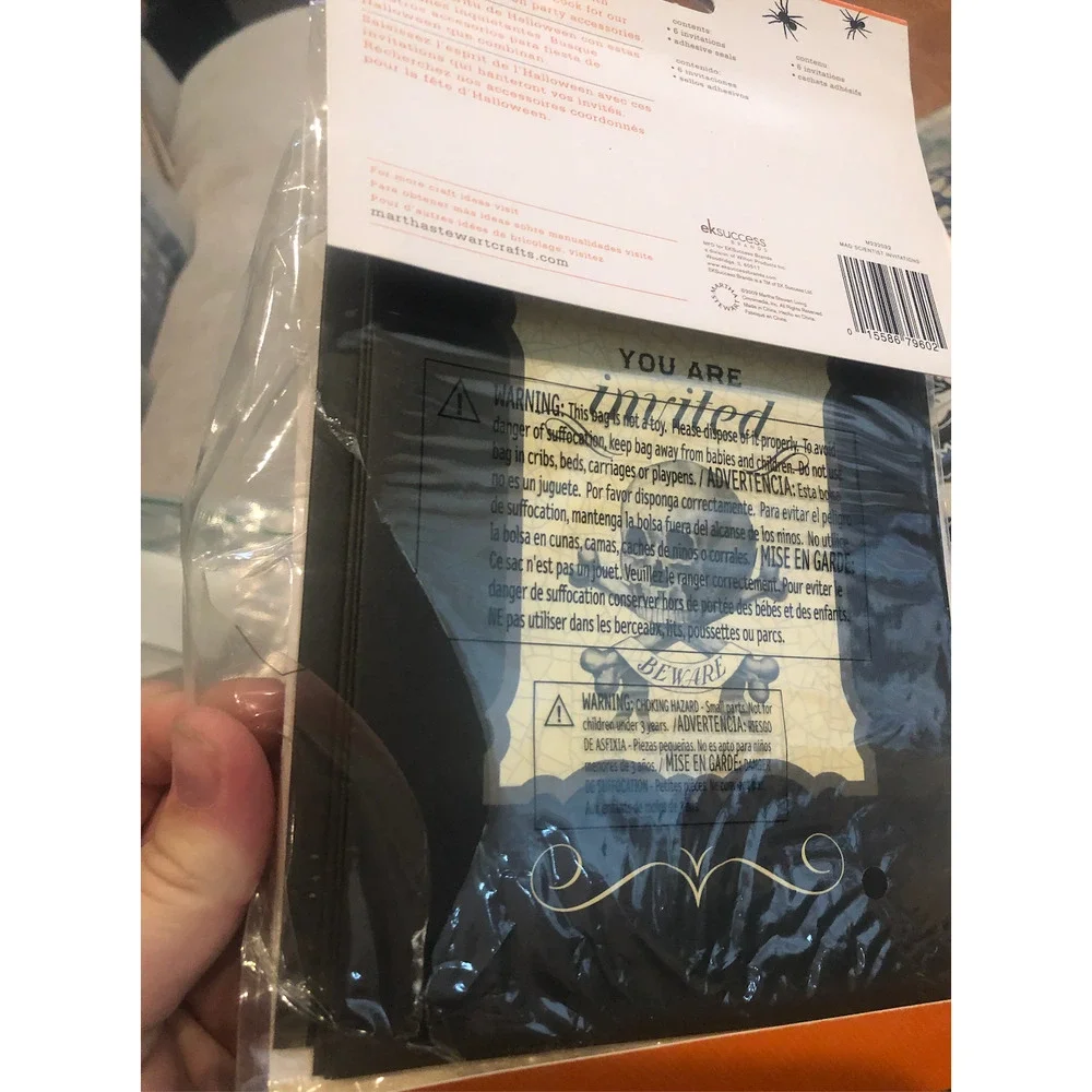 NWT Martha Stewart Crafts Halloween‎ Invite Bundle 22 Invites Total